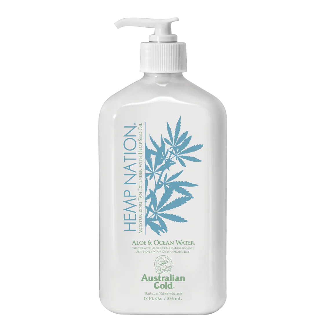 Australian Gold Hemp Nation Aloe Ocean Water Lotion Bodylotion 535ml Hos Frisøren Baronen