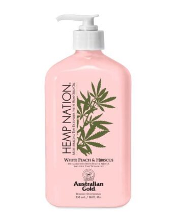 Australian Gold Hemp Nation White Peach   Hibiscus 535ml Hos Frisøren   Baronen