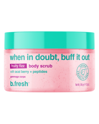 Tan   Fresh  When In Doubt  Buff It Out  Fruity Fizz Body Scrub  200 Ml Hos Frisøren   Baronen