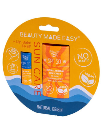 Beauty Made Easy  Sun Protect Face Spf 50   Lips Spf 20 Gaveæske Hos Frisøren   Baronen