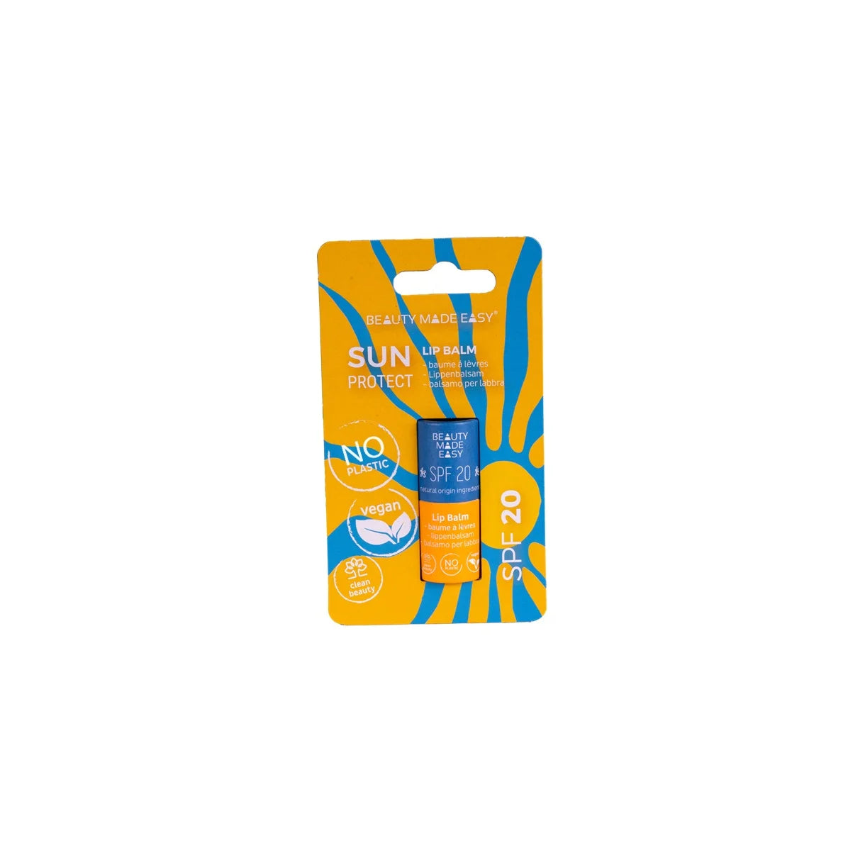 Beauty Made Easy Sun Protect Lip Balm Spf 20 Hos Frisøren Baronen