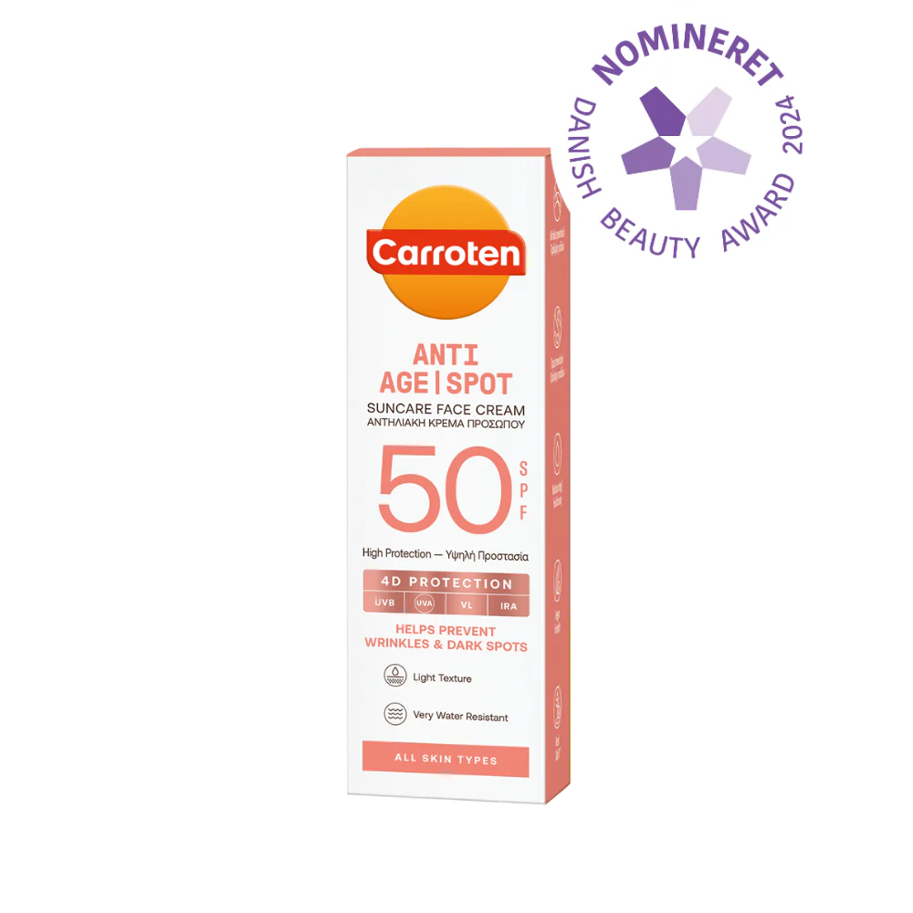 Carroten Anti-age Spot Face Cream Spf 50 Solcreme Hos Frisøren Baronen