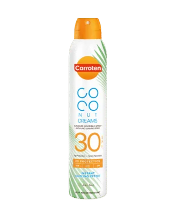 Carroten Dry Mist Spf 30 Coconut Dreams 200ml Hos Frisøren   Baronen