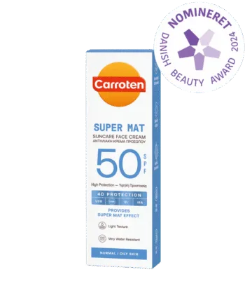 Carroten Super Mat Face Cream Spf 50 Solcreme Hos Frisøren   Baronen