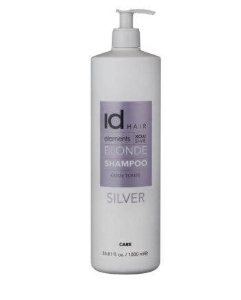 Id Hair Elements Xclusive Blonde Shampoo Silver 1000ml Hos Frisøren   Baronen