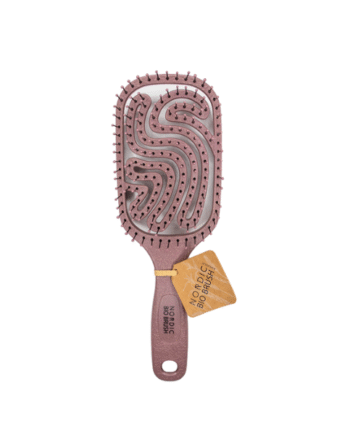 Nordic Bio Brush Paddel Gammel Rosa Str    Hos Frisøren   Baronen