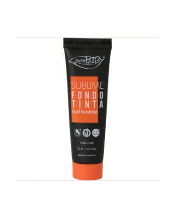 Purobio Cosmetics Sublime Flydende Foundation 06 Hos Frisøren   Baronen