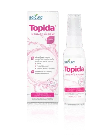 Salcura Topida Intim Hygiejne Spray Salcura 50ml Hos Frisøren   Baronen