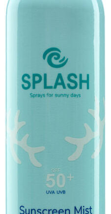 Splash Pure Spring Non-perfumed Sunscreen Mist Spf 50  200 Ml Solcreme Hos Frisøren   Baronen
