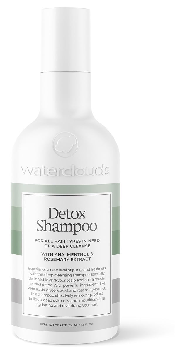 Waterclouds Detox Shampoo 250 Ml Hos Frisøren   Baronen