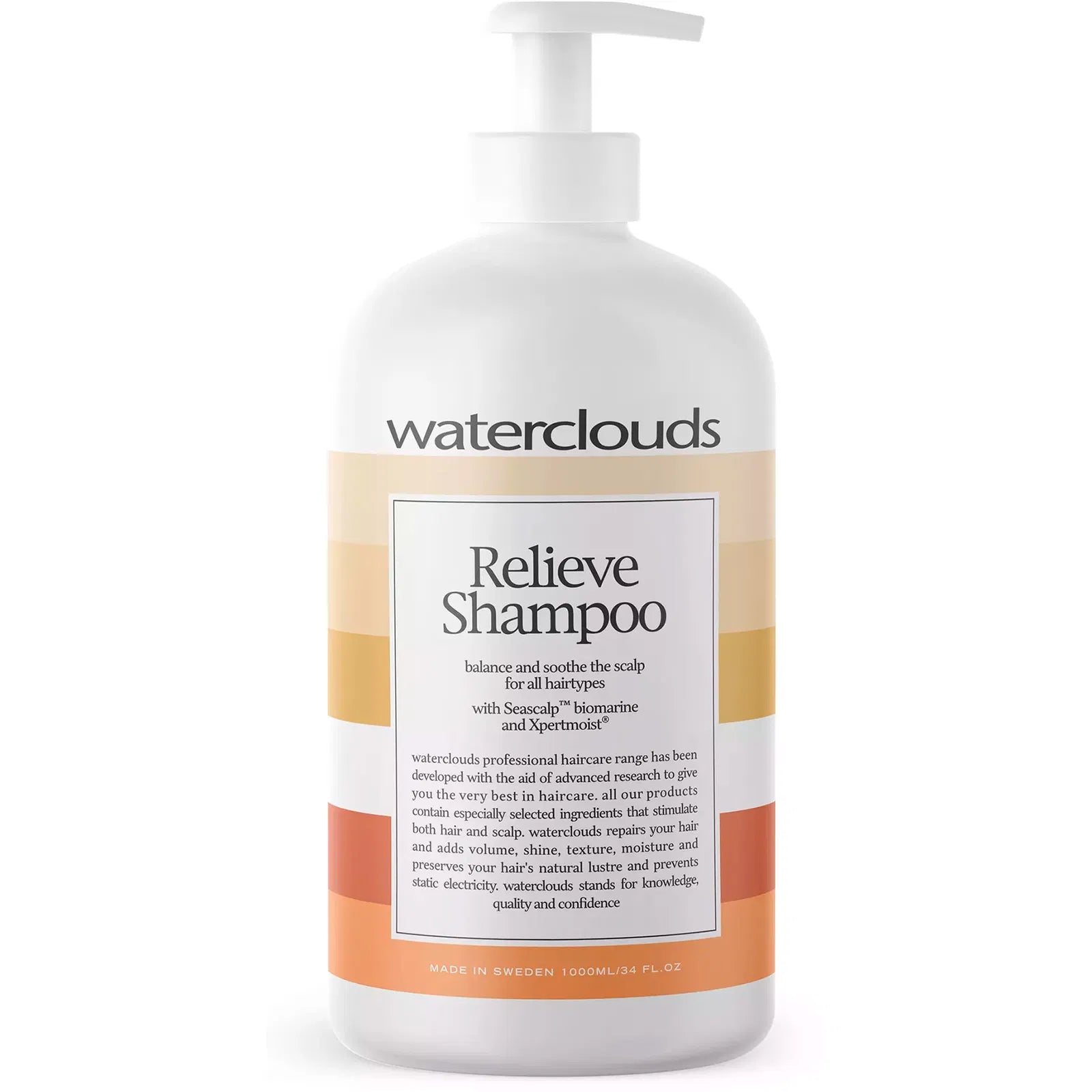 Waterclouds Relieve Shampoo 1000ml Hos Frisøren   Baronen