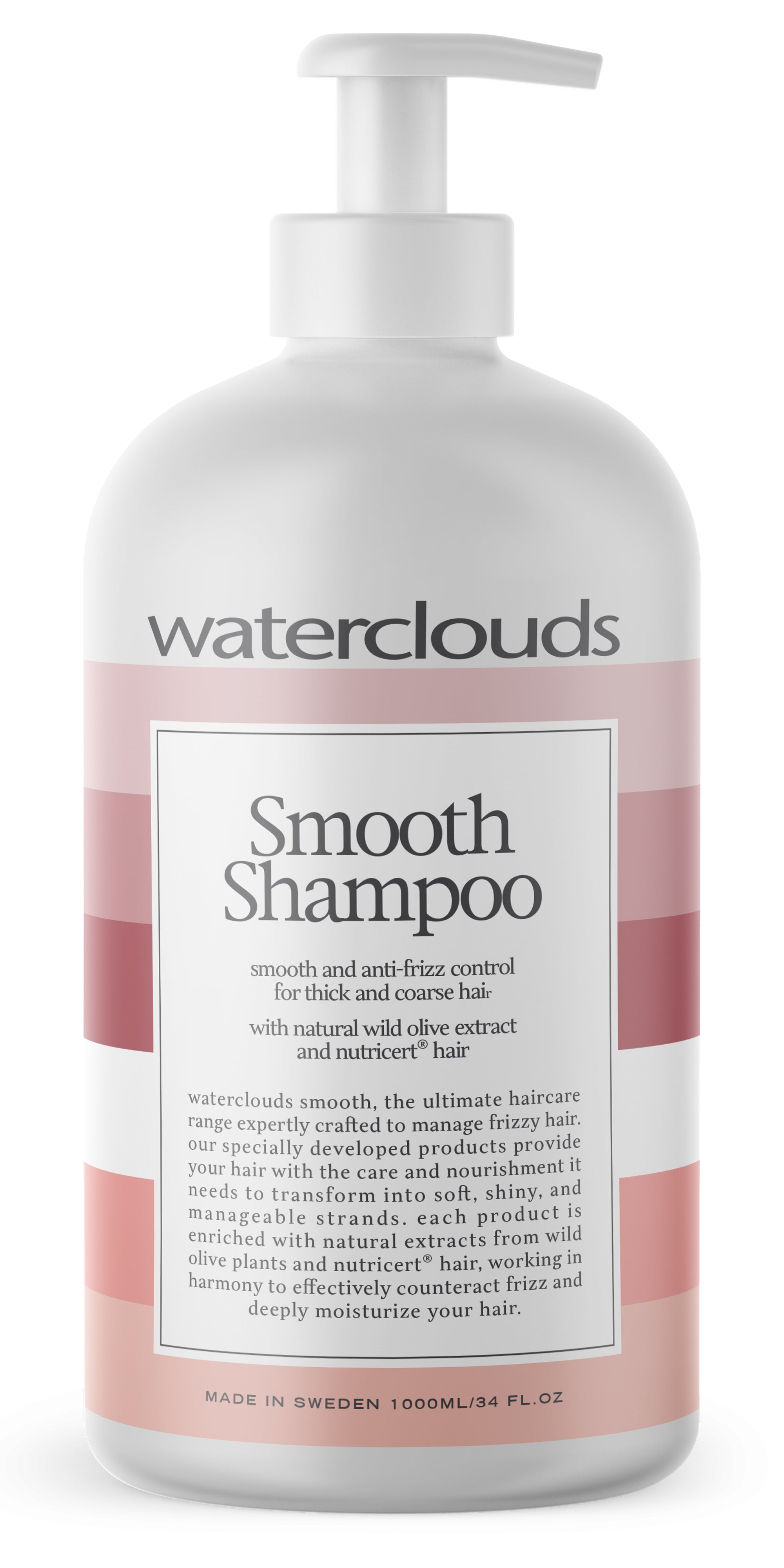 Waterclouds Smooth Shampoo 1000ml Hos Frisøren   Baronen