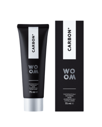 Woom Charcoal Whitening Tandpasta 75ml Hos Frisøren   Baronen