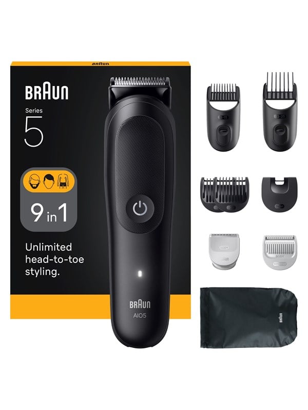 Braun Bodytrimmer Styler Aio 5540 Black Matt
