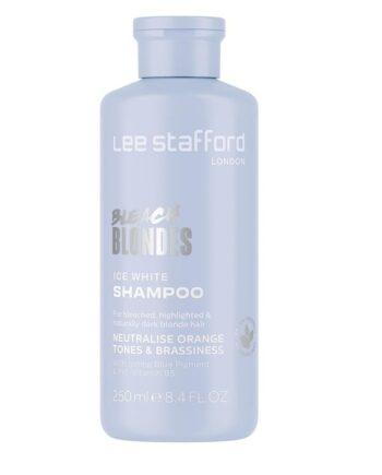 Lee Stafford Bleach Blondes Ice White Toning Shampoo 250 Ml