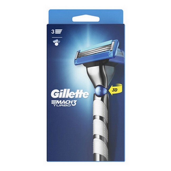 Gillette Mach3 Turbo Barberskraber Barberblad