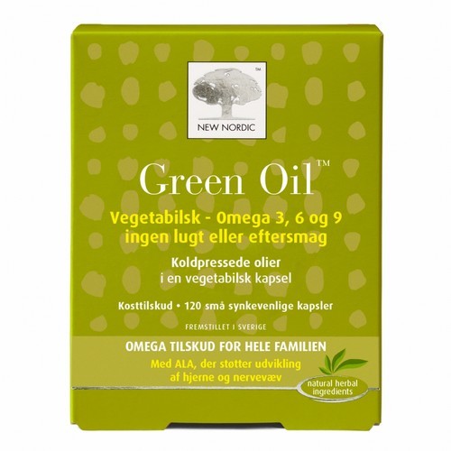New Nordic Green Oil Kosttilskud 120 Vegetabilske Kapsler