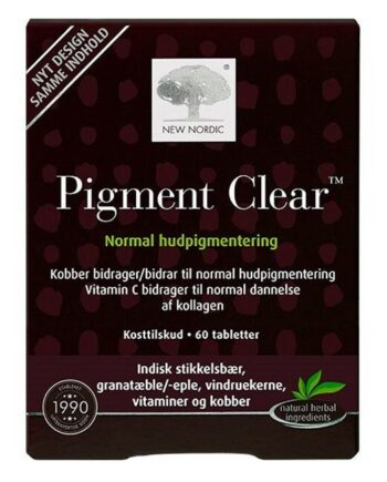 New Nordic Skin Care Pigment Clear 60 Stk