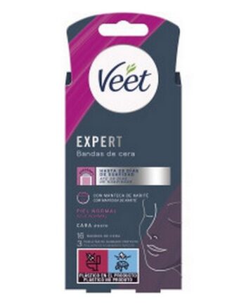 Veet Expert Wax Facial Strips Normal Skin 16 Stk