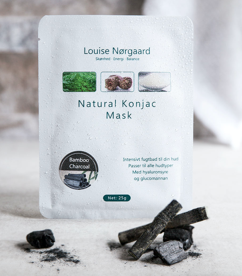 Organic Konjac Bamboo Charcoal Mask