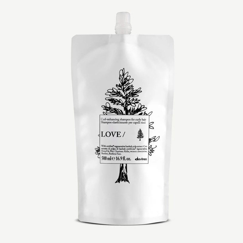 Davines Essential Love Curl Shampoo 500 Ml Refill