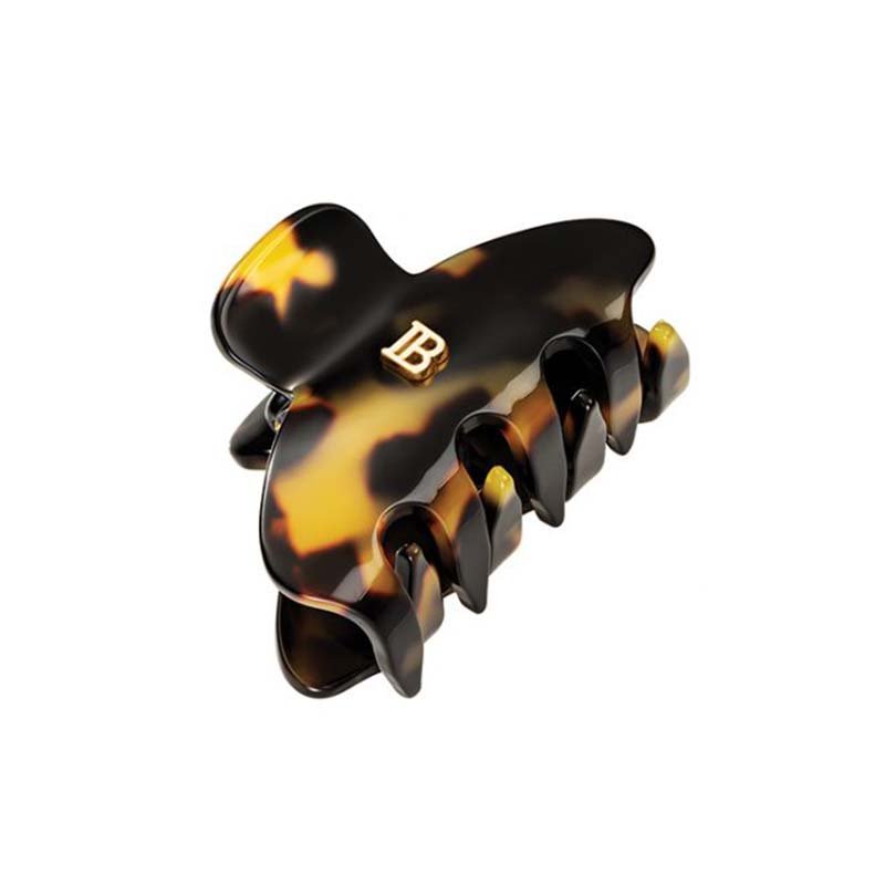 Balmain Cellulose Acetate Pince   Cheveux Small Tortoise Shell