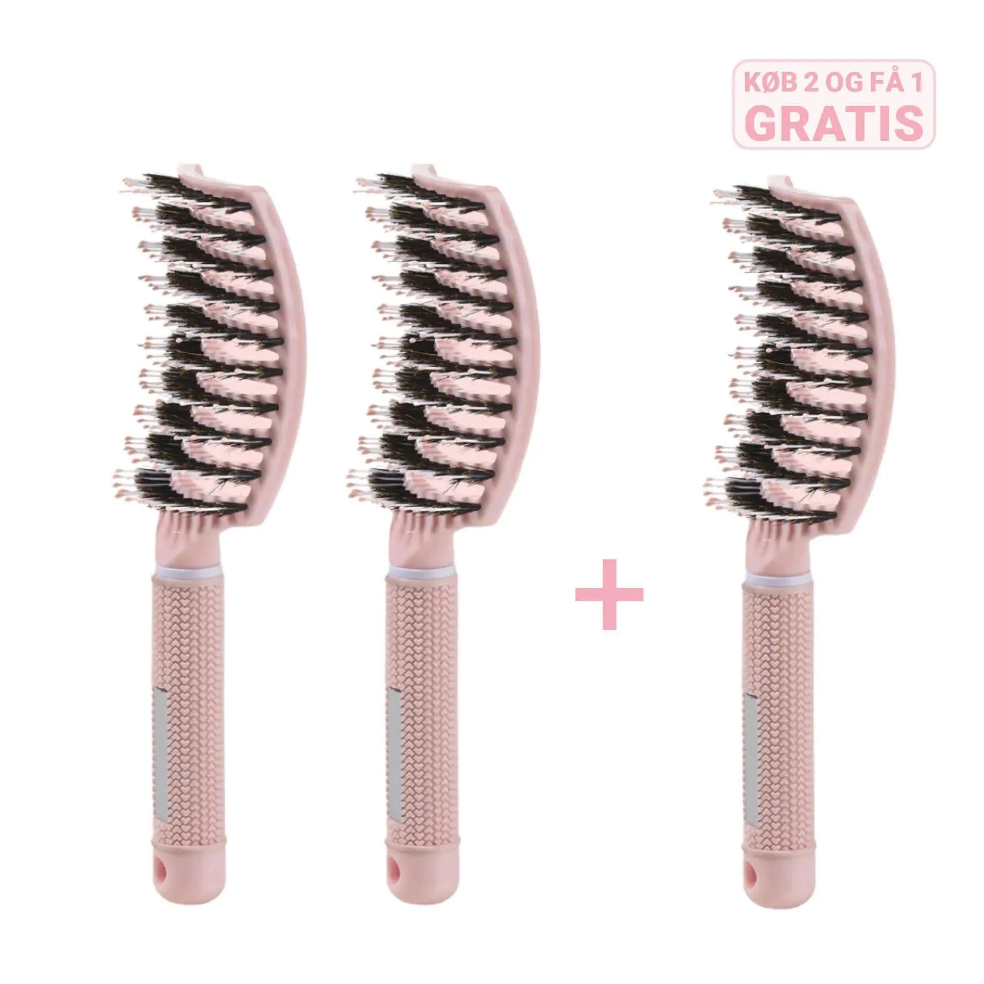 Curved Paddle Brush Køb   Stk  Få   Stk Gratis   Stk Lyserød     Stk Gratis