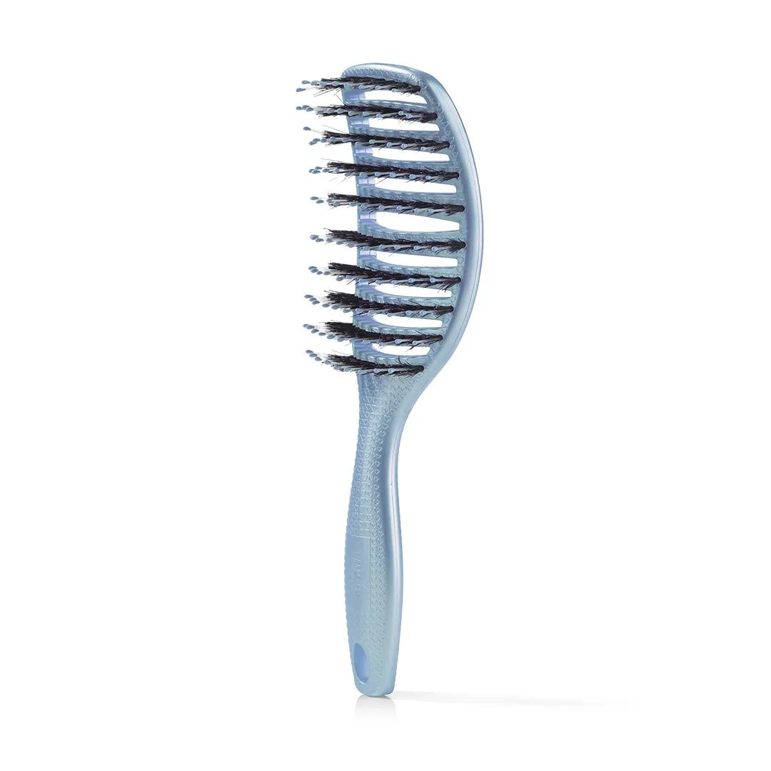 Curvy Brush Hårbørste Med Vildsvinehår Sky Blue