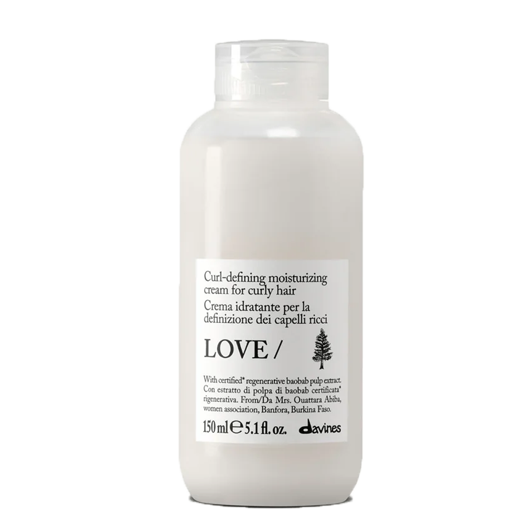 Davines Essential Love Curl Cream  Curl-defining Moisturizing Cream For Curly Hair  150 Ml