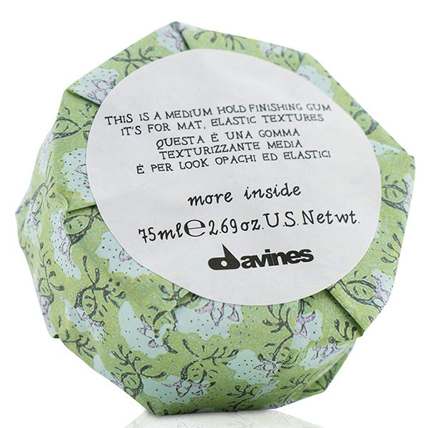 Davines More Inside Medium Hold Finishing Gum  75 Ml
