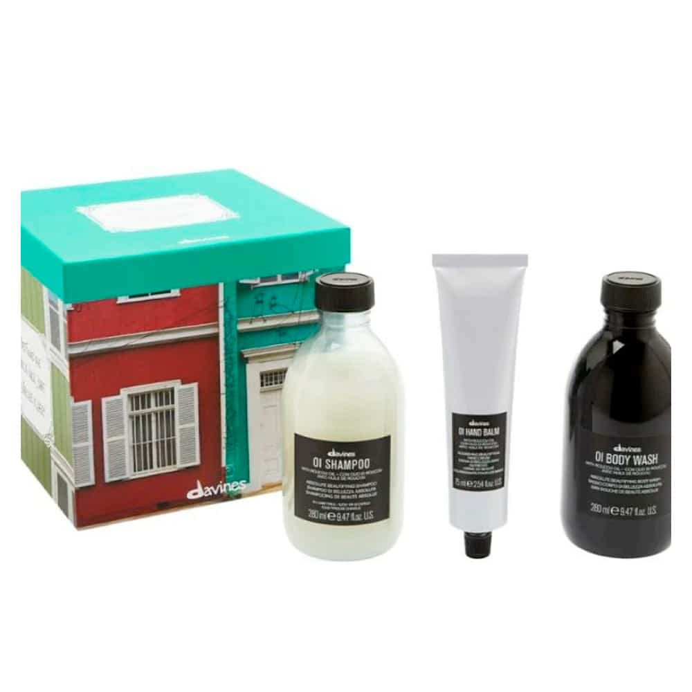 Davines Oi Gavesæt    Shampoo Hand Balm   Body Wash