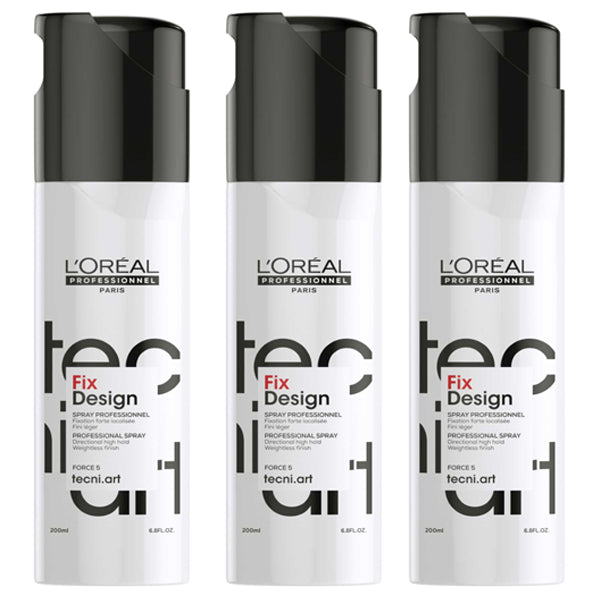 Loreal Tecni Art Fix Design Hairspray  200 Ml    Pak