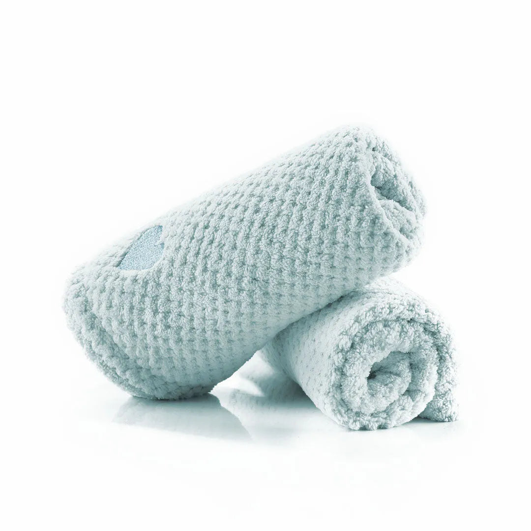 Mikrofiber Håndklæde Til Hår Lyseblå   Stk Spar 15