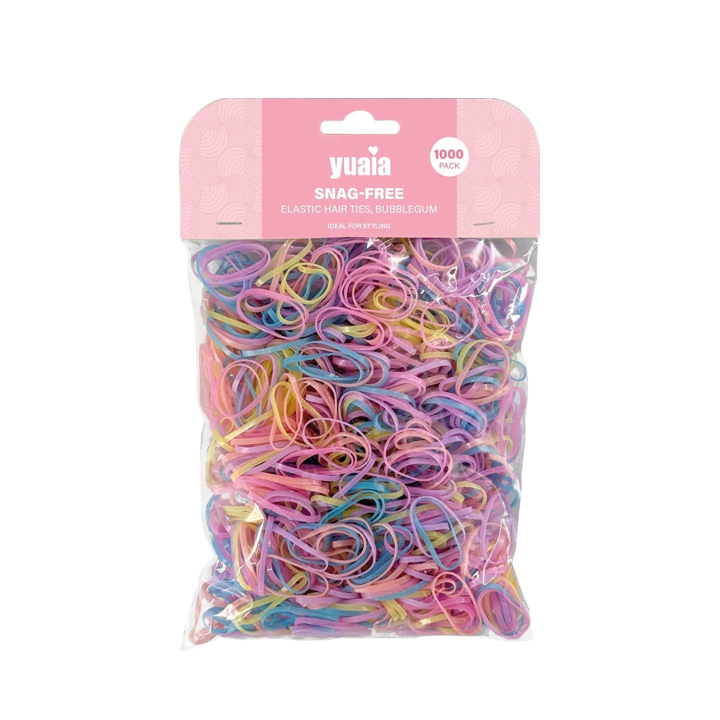 1000 Stk  Snag-free Hårelastikker Pastel