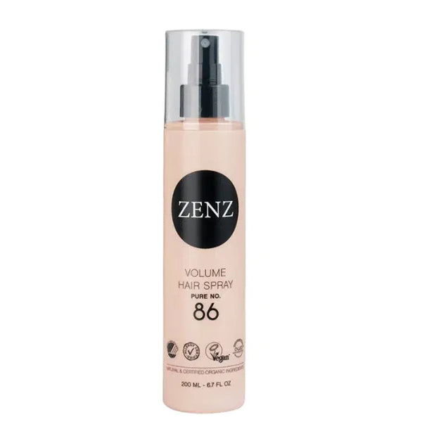 Zenz Organic Volume Hair Spray Pure No  86  200 Ml