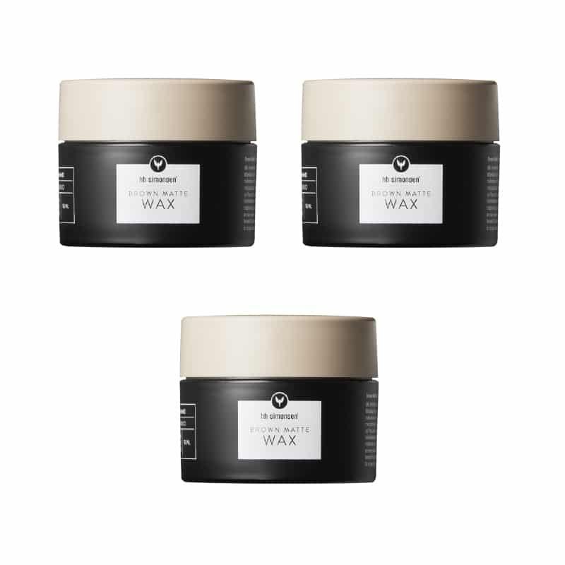 Hh Simonsen Brown Matte Clay Wax 90ml     Stk